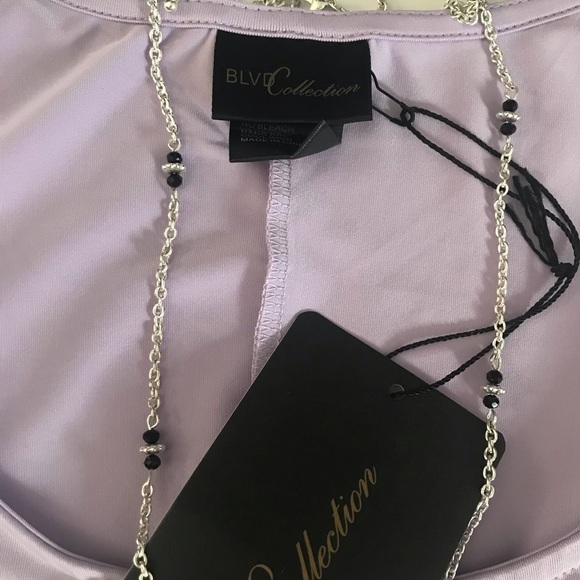 ‼️NWT‼️SEXY‼️DRESS Lavender & Mesh Size Medium - Picture 6 of 8